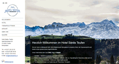 Desktop Screenshot of hotelsaentis.ch